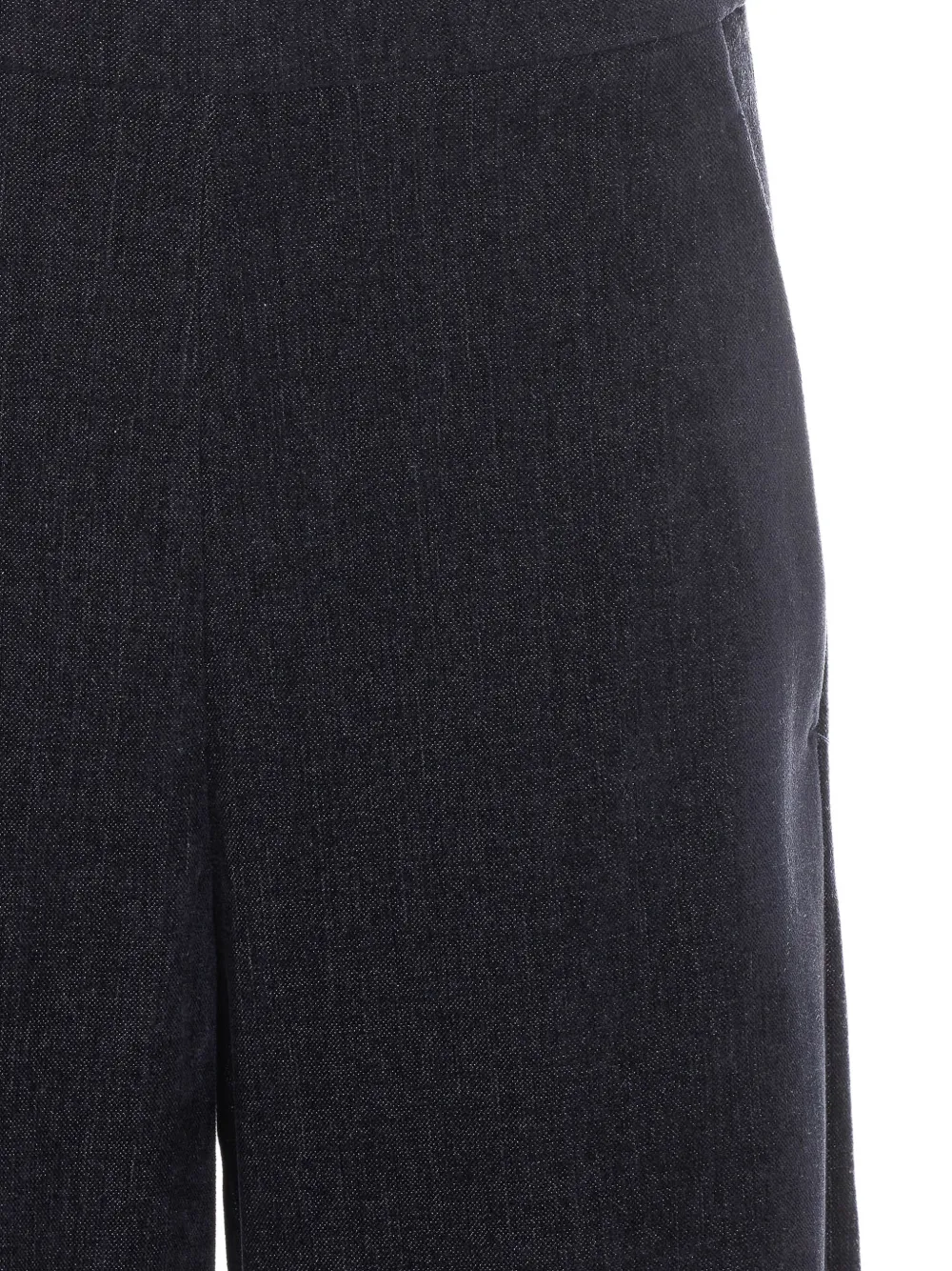 Rue du Bac denim-effect elasticated trousers Blauw