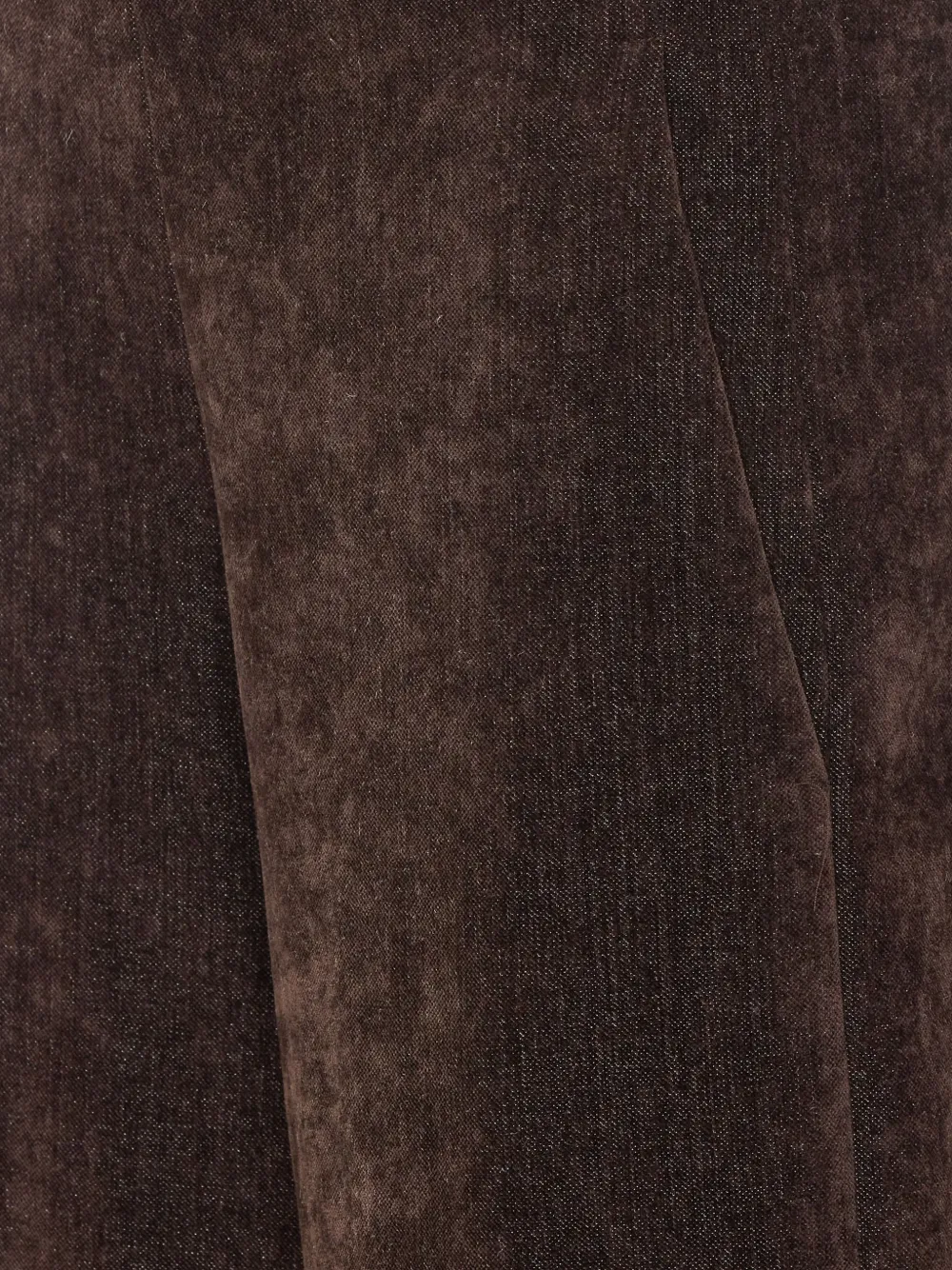 Rue du Bac denim-effect elasticated-waist trousers Bruin