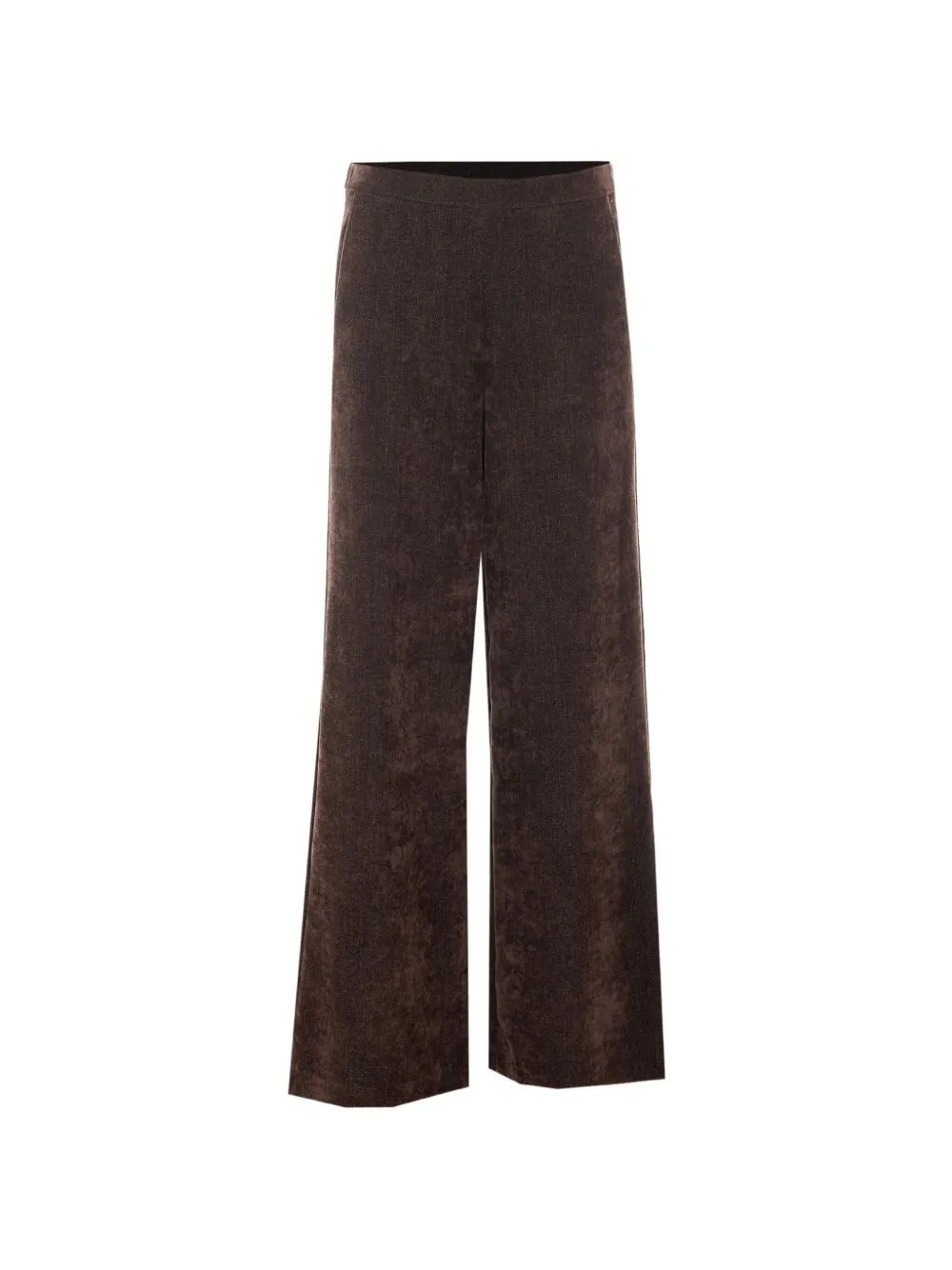 Rue du Bac denim-effect elasticated-waist trousers Bruin
