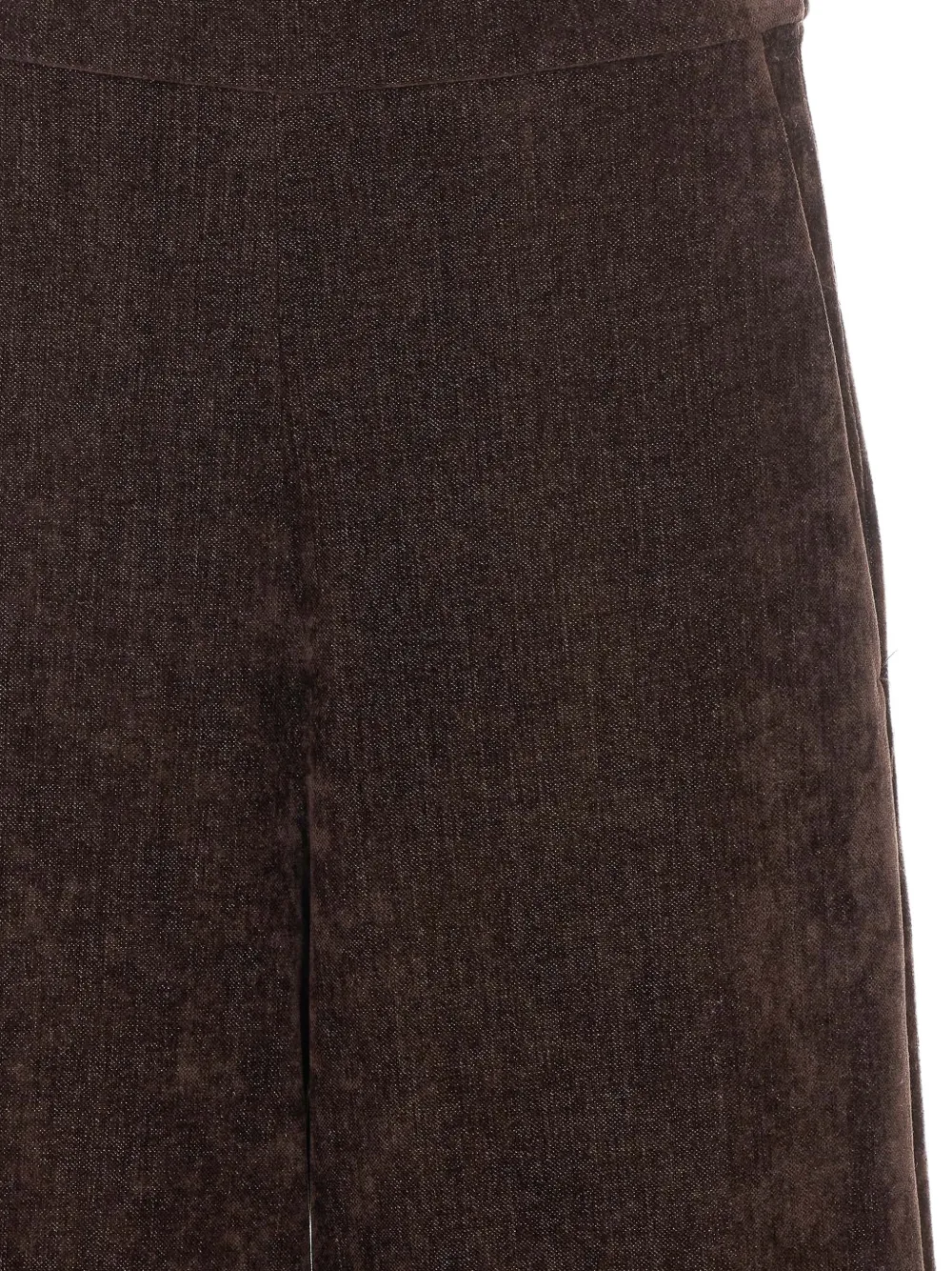 Rue du Bac denim-effect elasticated-waist trousers Bruin