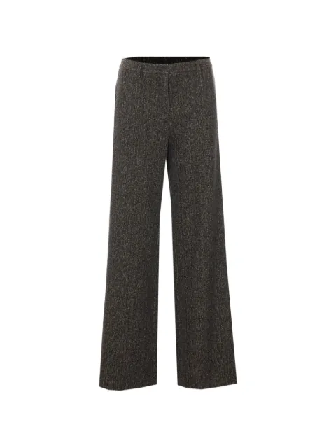 Rue du Bac chevron-effect trousers