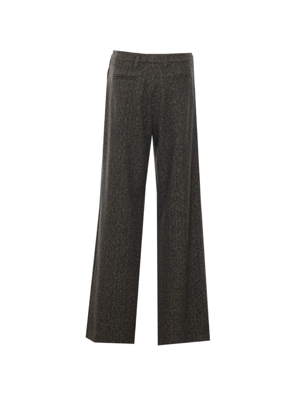 Rue du Bac chevron-effect trousers Bruin