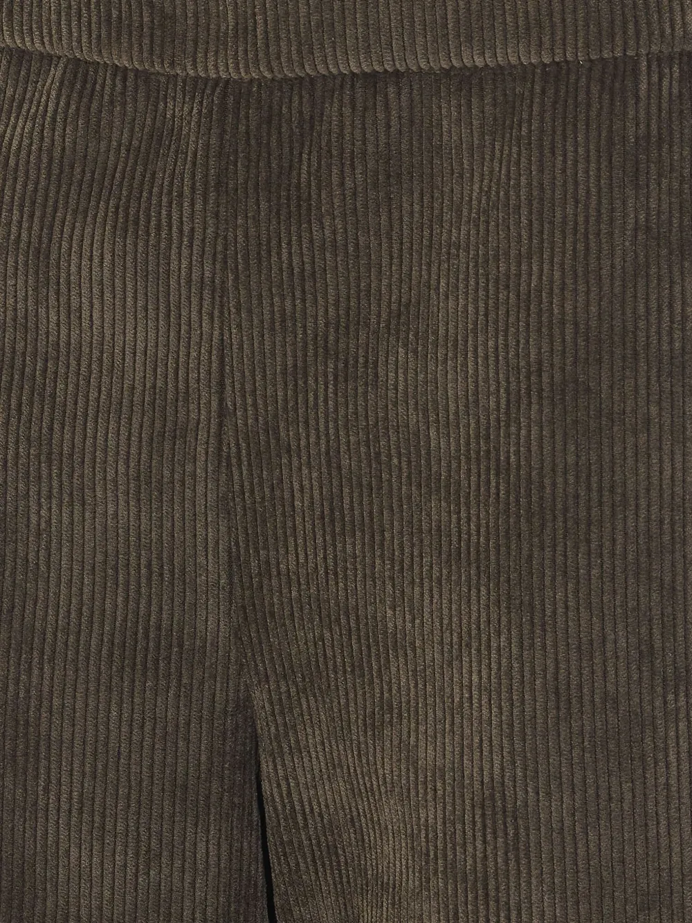 Rue du Bac corduroy straight-leg trousers Groen