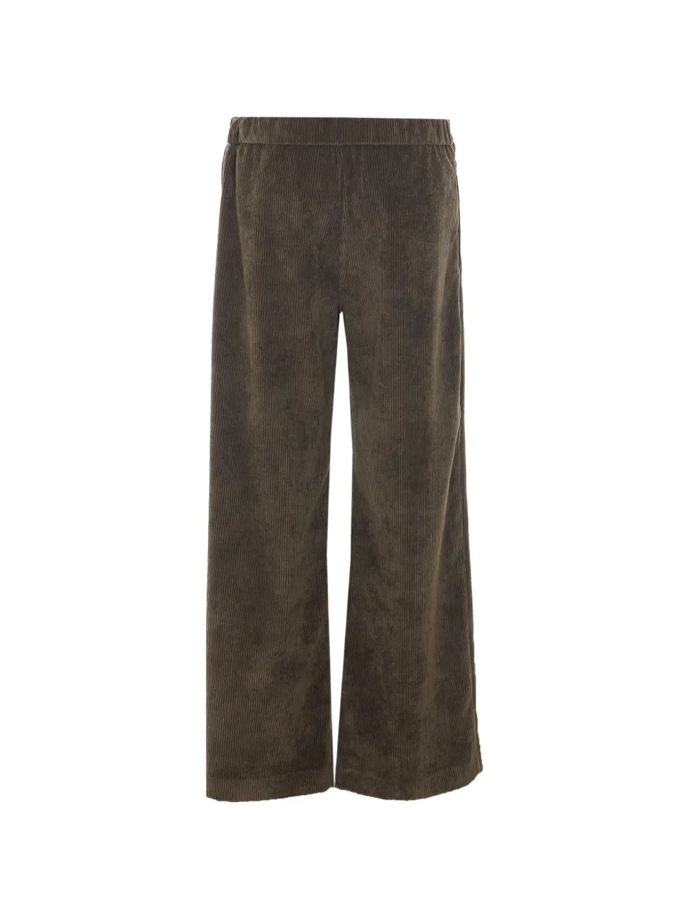 Rue du Bac corduroy straight-leg trousers Groen