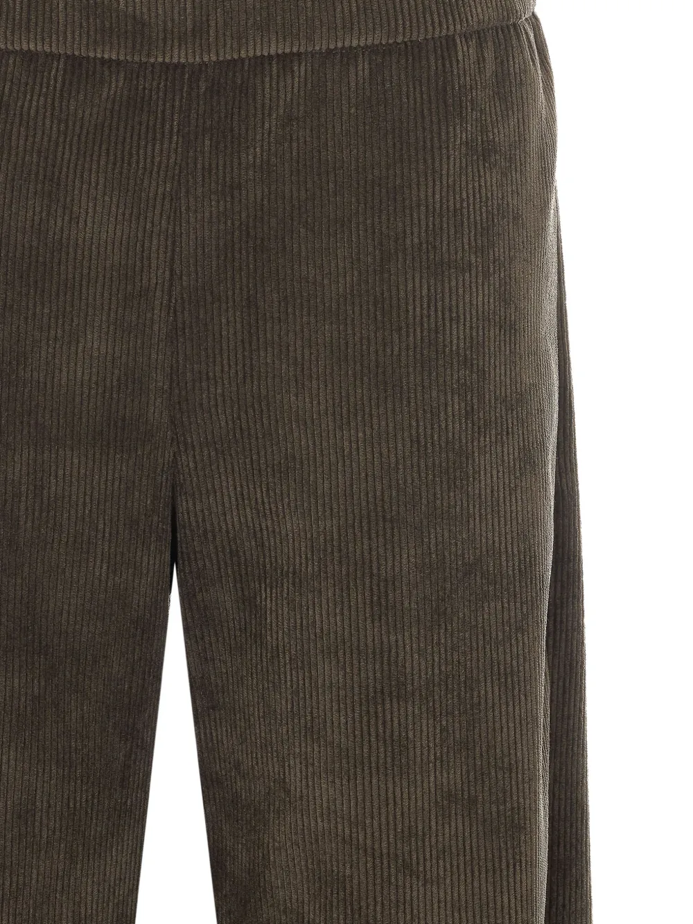 Rue du Bac corduroy straight-leg trousers Groen