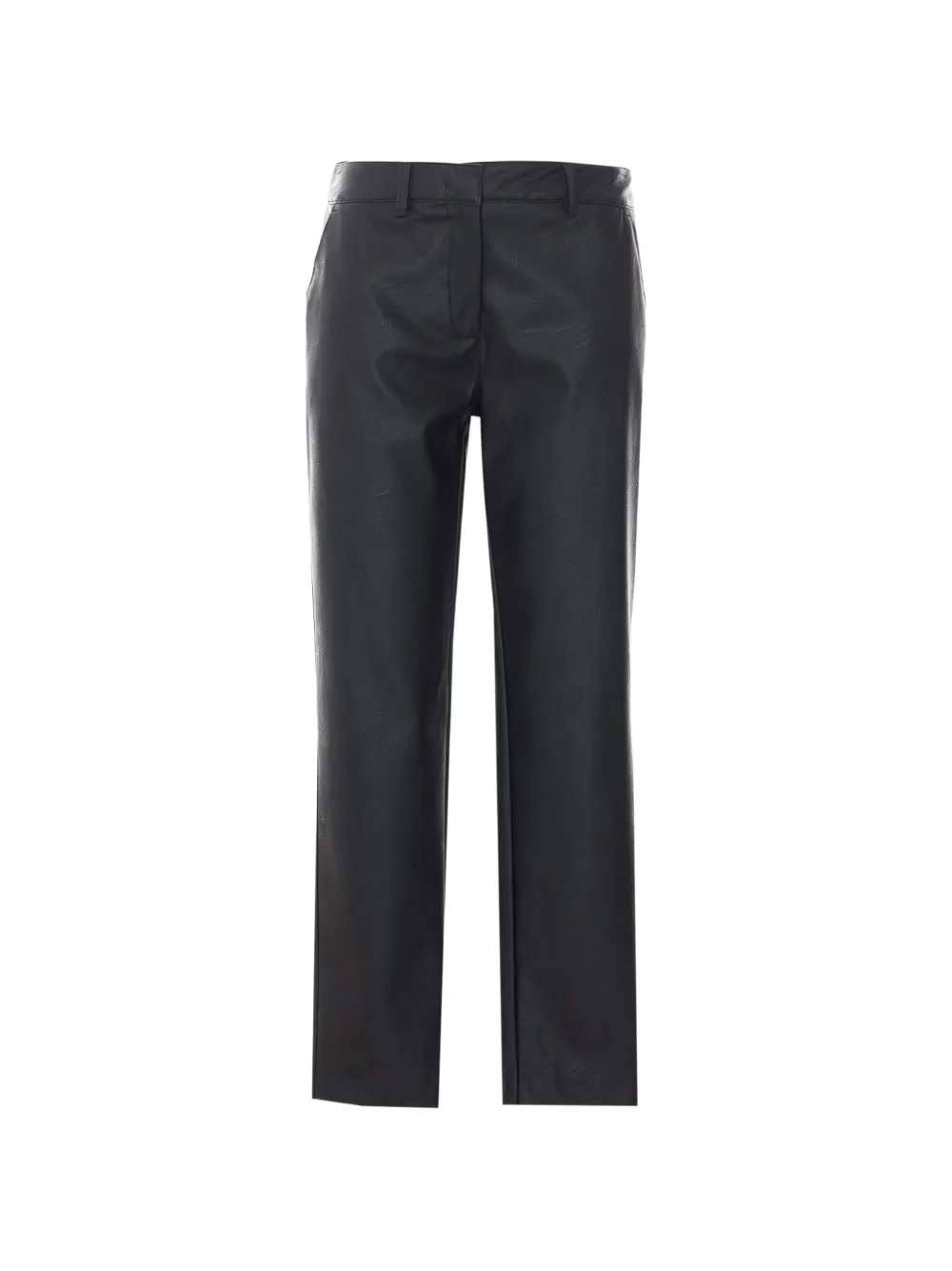 Rue du Bac faux-leather trousers Zwart