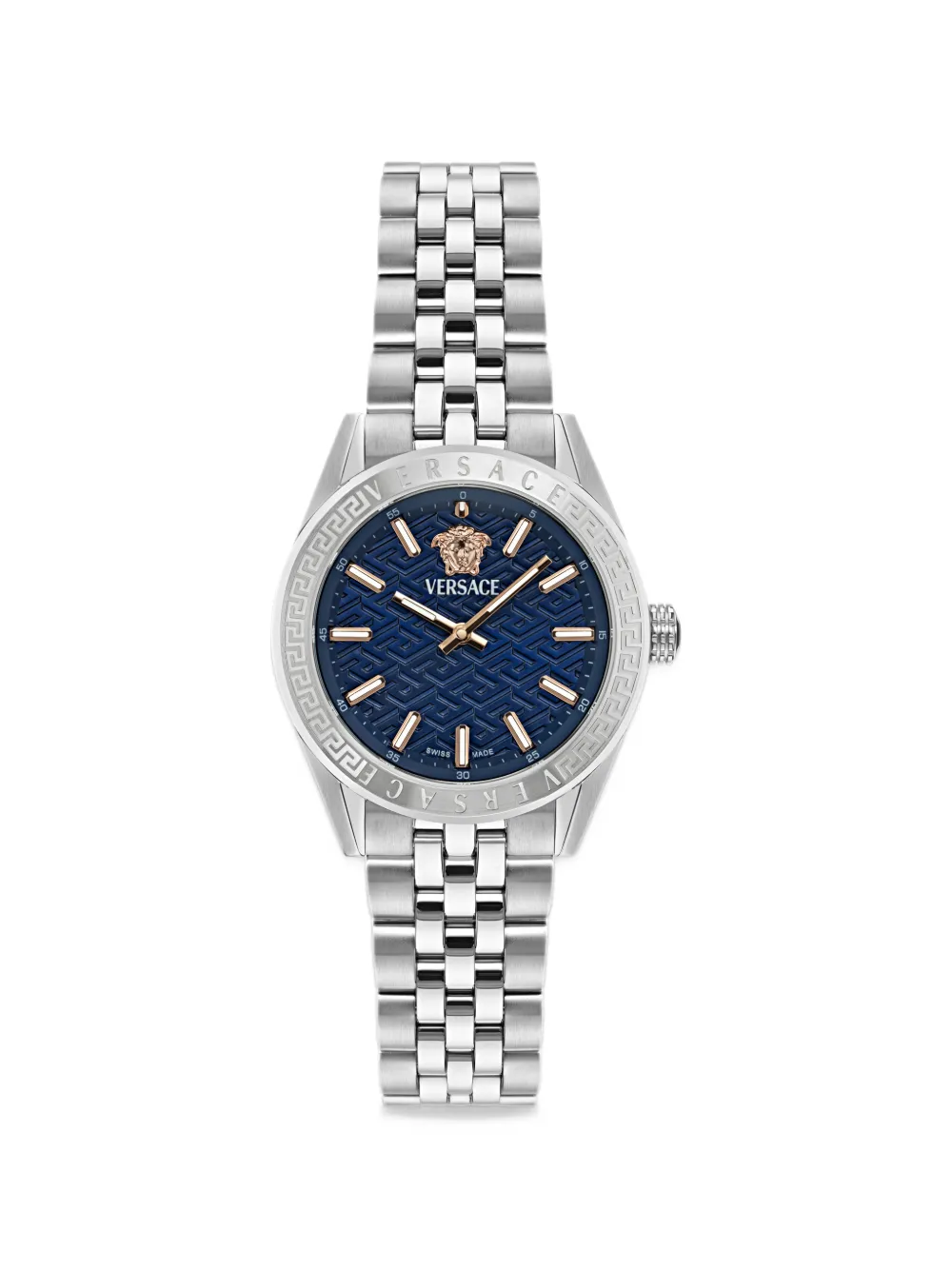 Versace V-Code 36mm watch - Blu