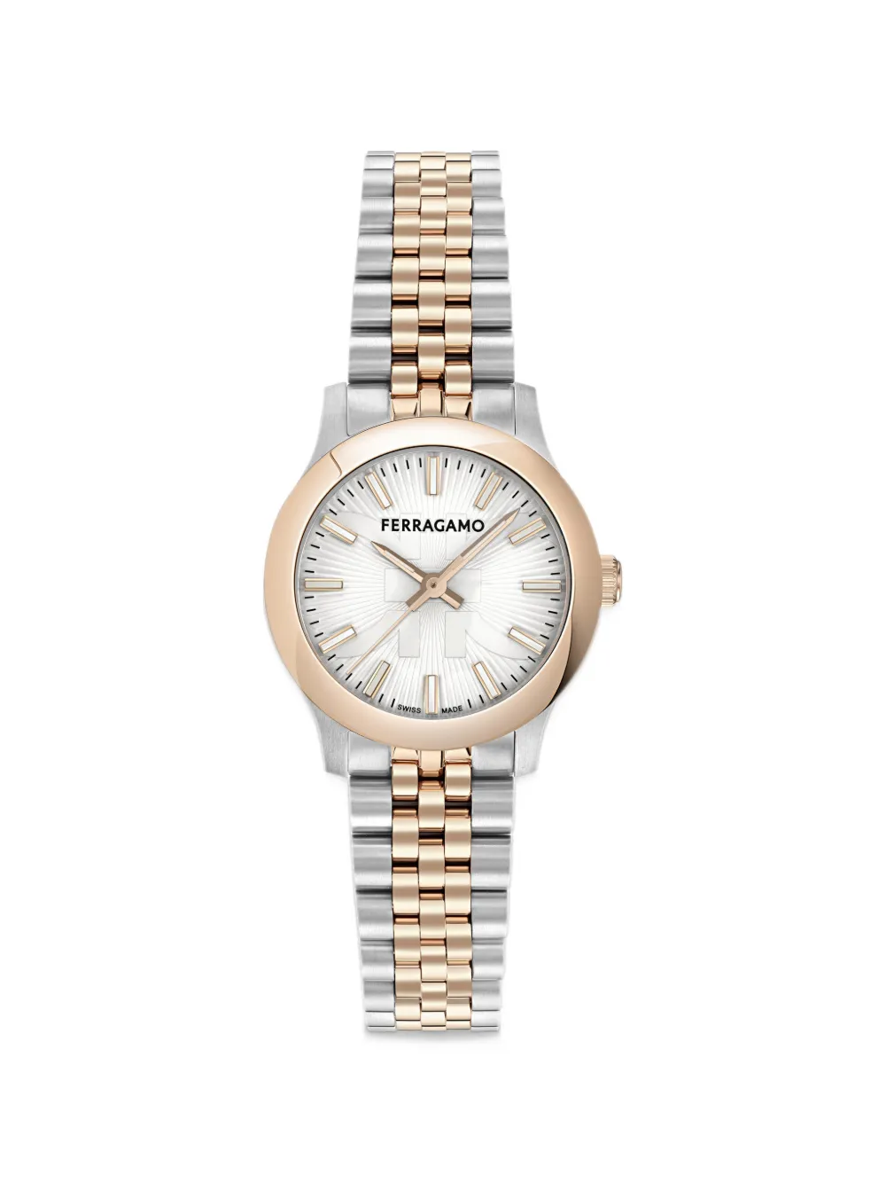 Ferragamo Gancini 28mm watch - Bianco