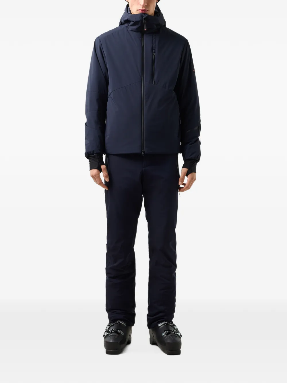 BOGNER FIRE+ICE Tec-Yag hooded ski jacket Blauw
