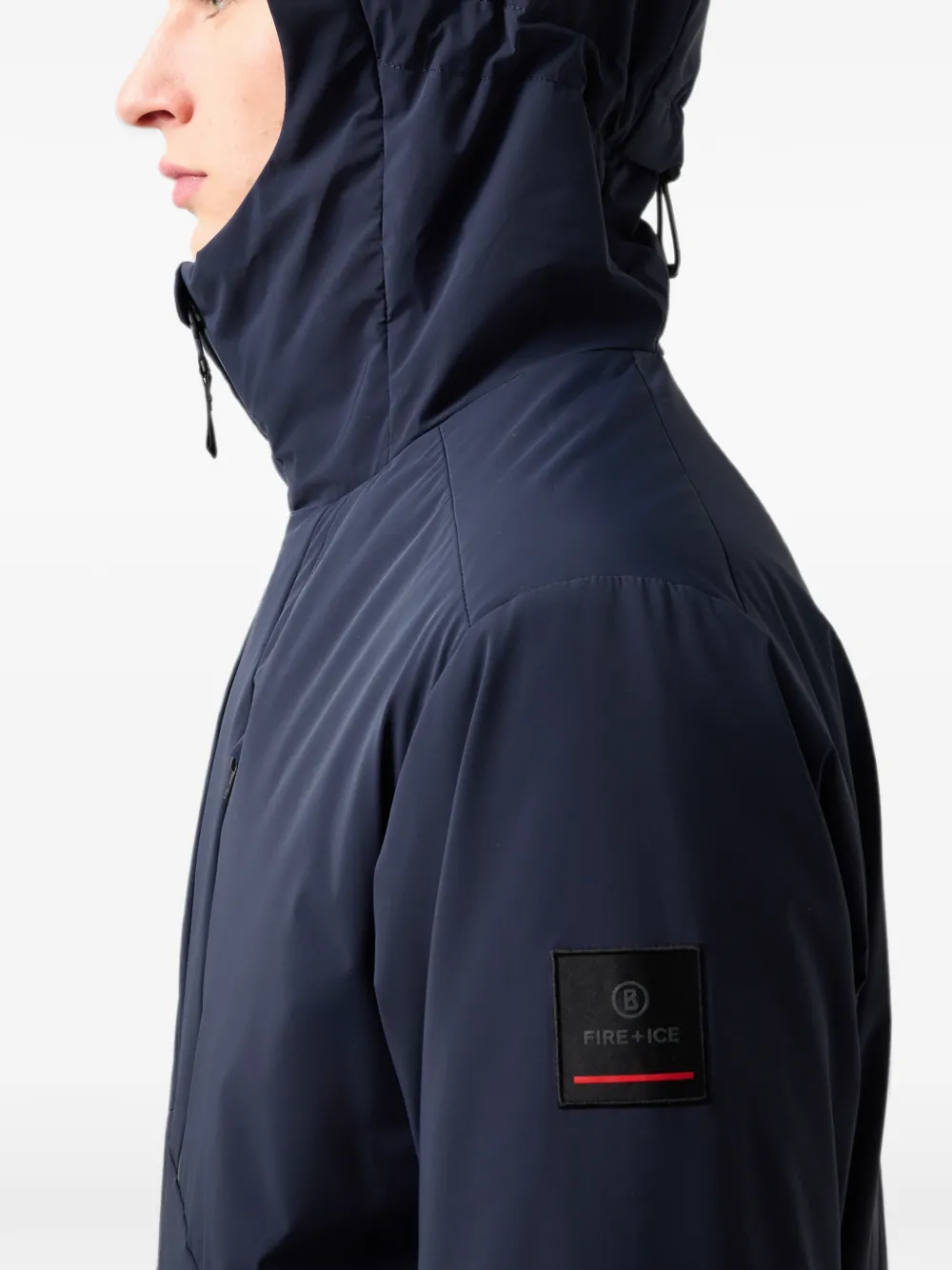 BOGNER FIRE+ICE Tec-Yag hooded ski jacket Blauw