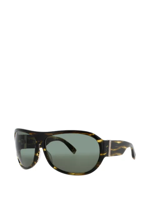 Bugatti tortoiseshell-effect oversized-frame sunglasses