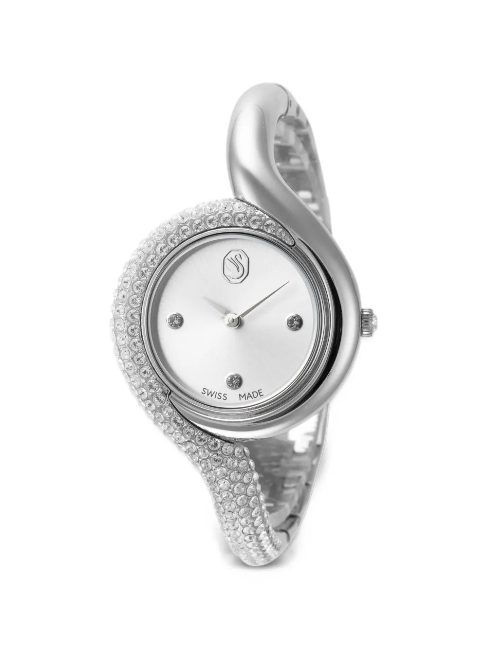 Swarovski Dextera crystal-embellished 30mm watch - Argento