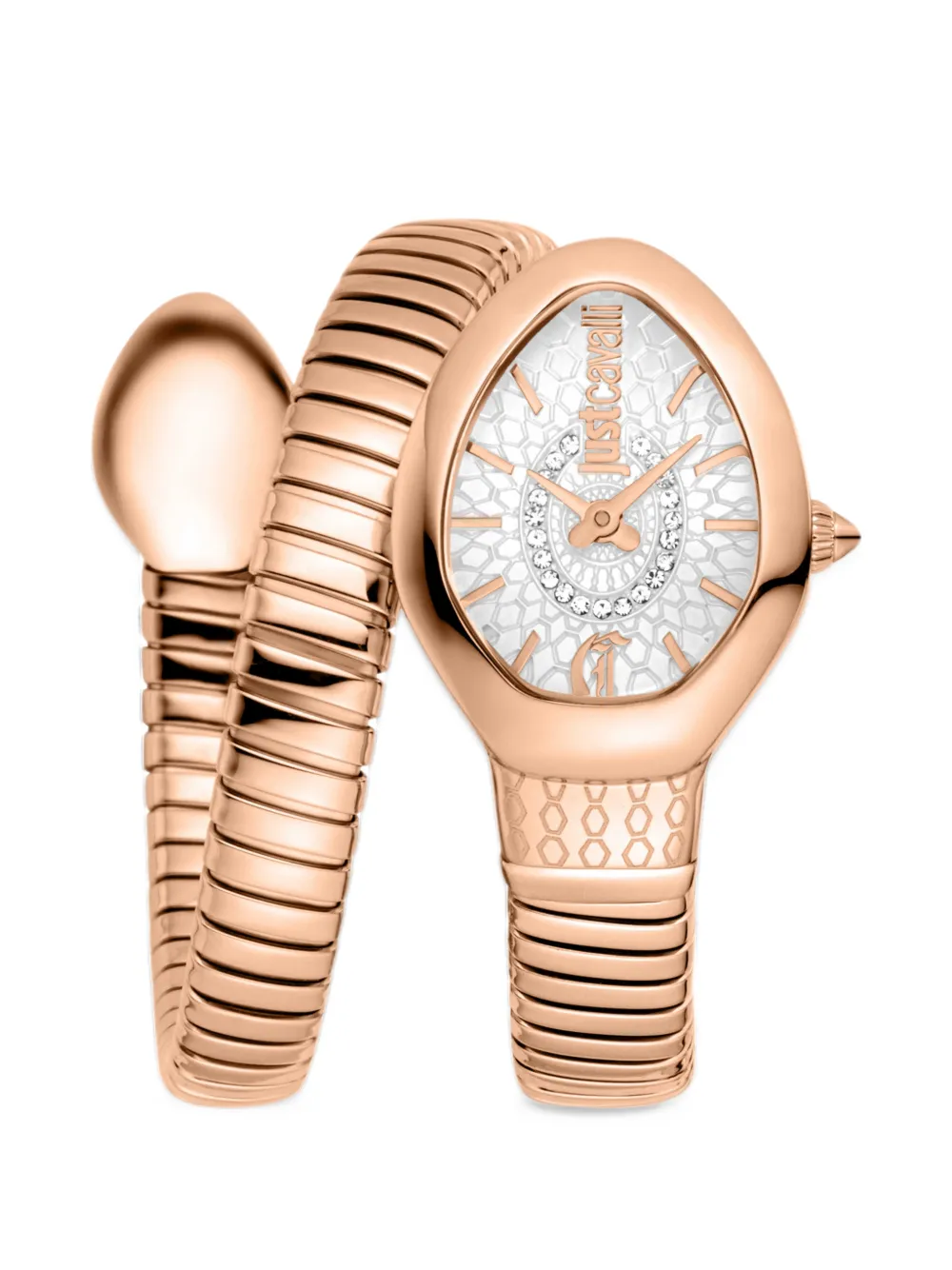 Just Cavalli Eclisse wrap 22mm watch - Argento