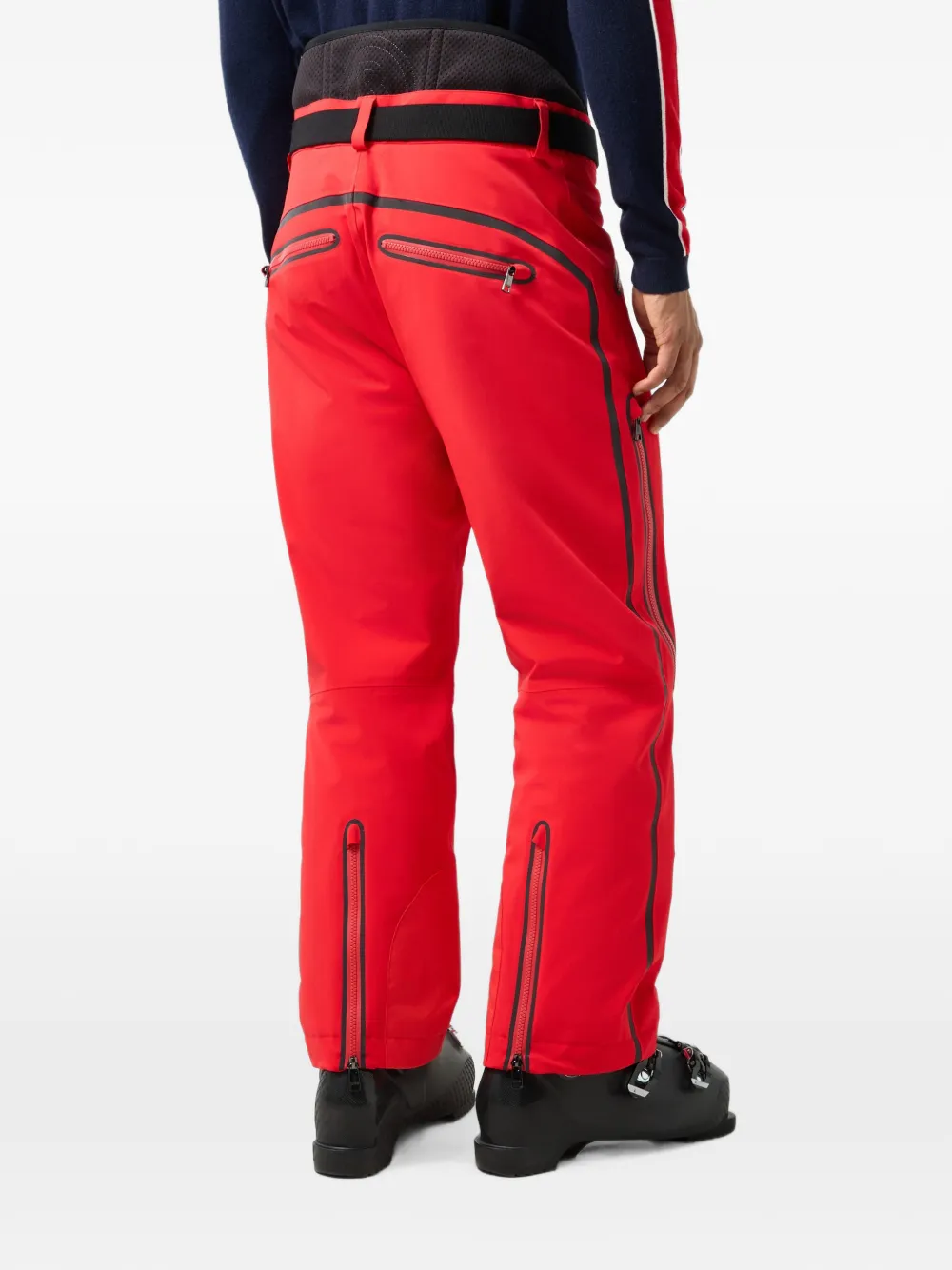 BOGNER Tim's belted reflective-trim ski bottoms Rood