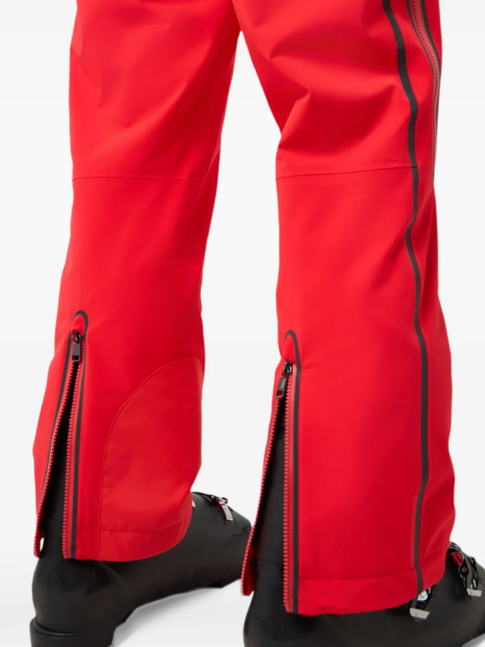 BOGNER Tim's belted reflective-trim ski bottoms Rood