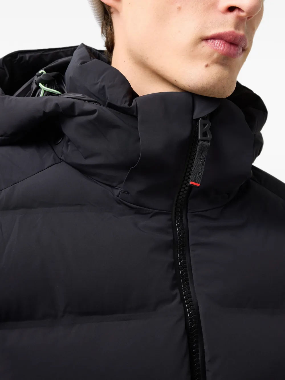 BOGNER FIRE+ICE Tec-Luka quilted ski jacket Zwart