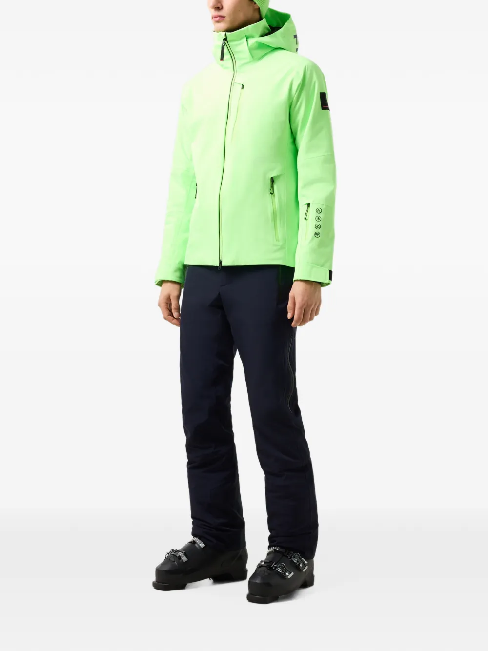 BOGNER FIRE+ICE Eason hooded ski jacket Groen