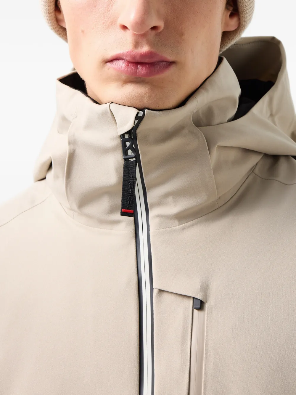 BOGNER FIRE+ICE Eason hooded ski jacket Beige