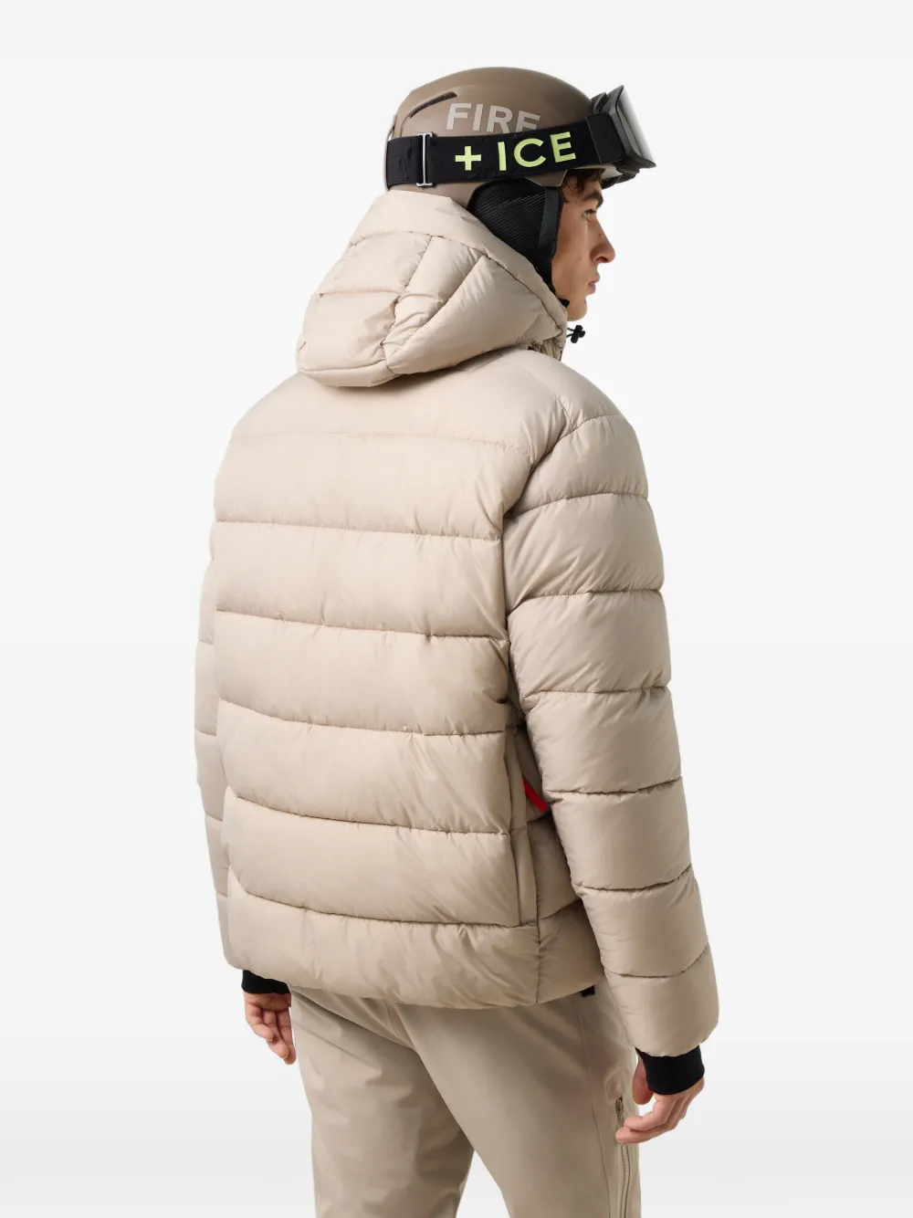 BOGNER FIRE+ICE Luka quilted ski jacket Beige