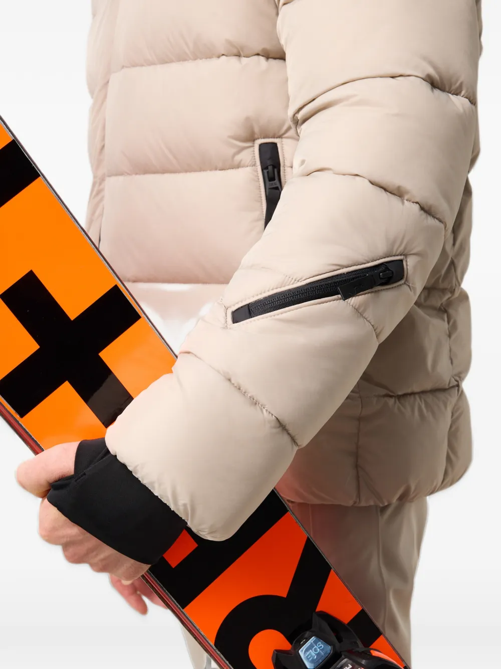 BOGNER FIRE+ICE Luka quilted ski jacket Beige