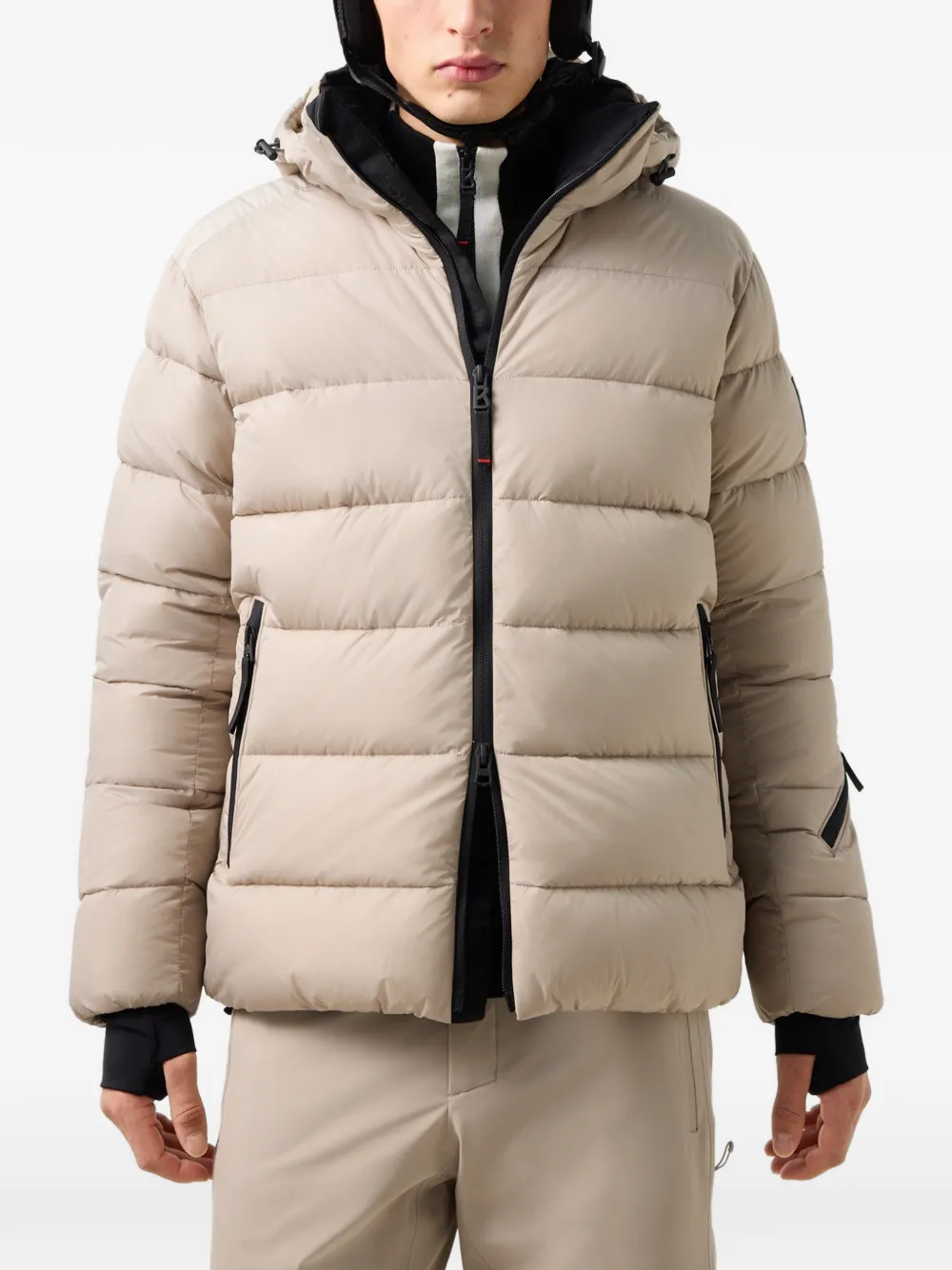 BOGNER FIRE+ICE Luka quilted ski jacket Beige