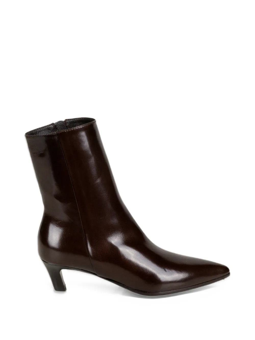 Lorenzo Masiero pointed-toe leather boots - Marron Lorenzo Masiero pointed-toe leather boots - Marron