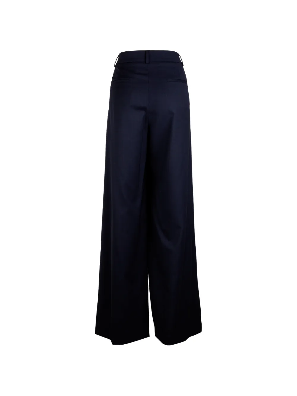 Peserico wrap-front palazzo pants Blauw