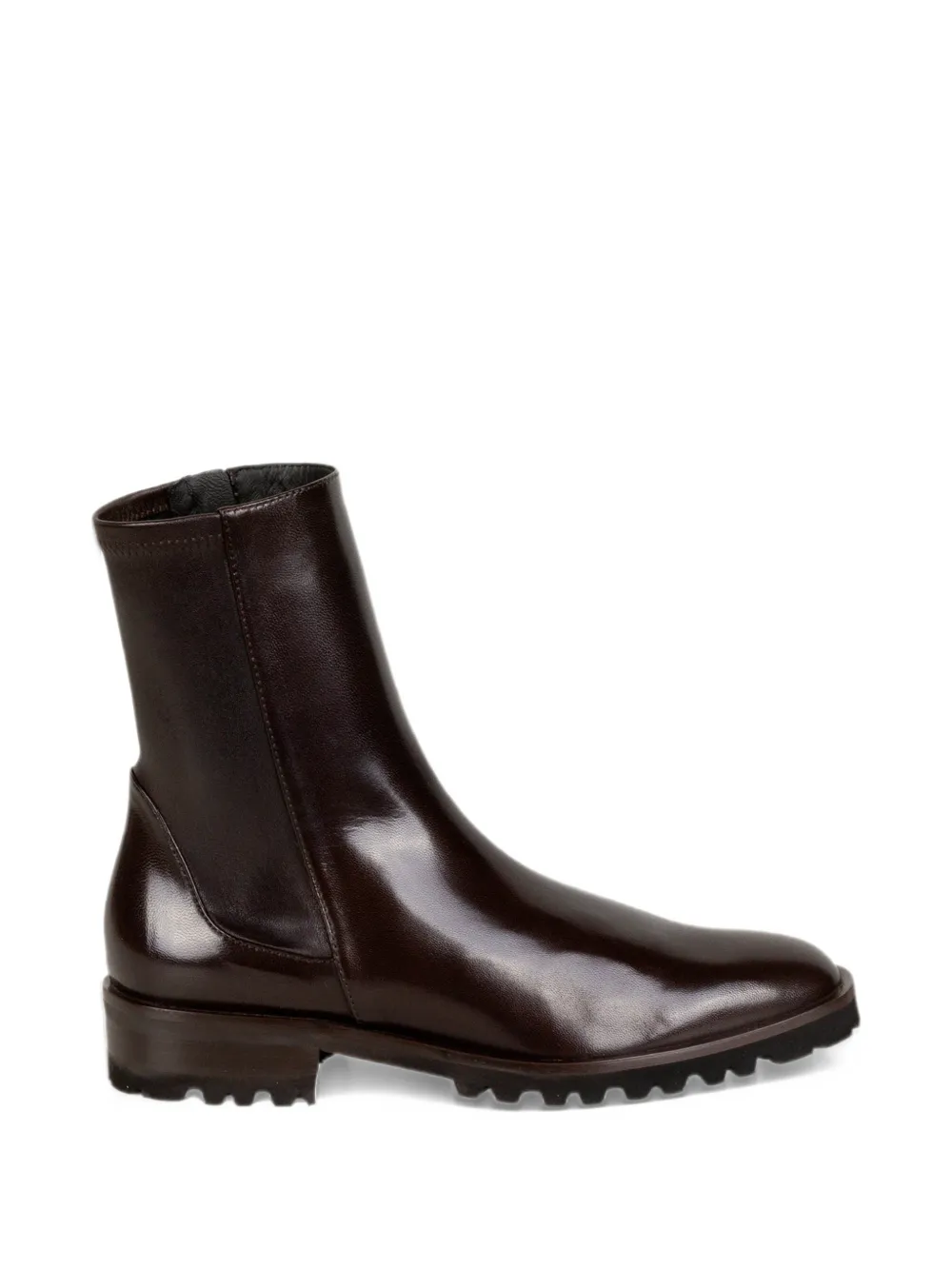 Lorenzo Masiero leather lug-sole boots - Marron Lorenzo Masiero leather lug-sole boots - Marron