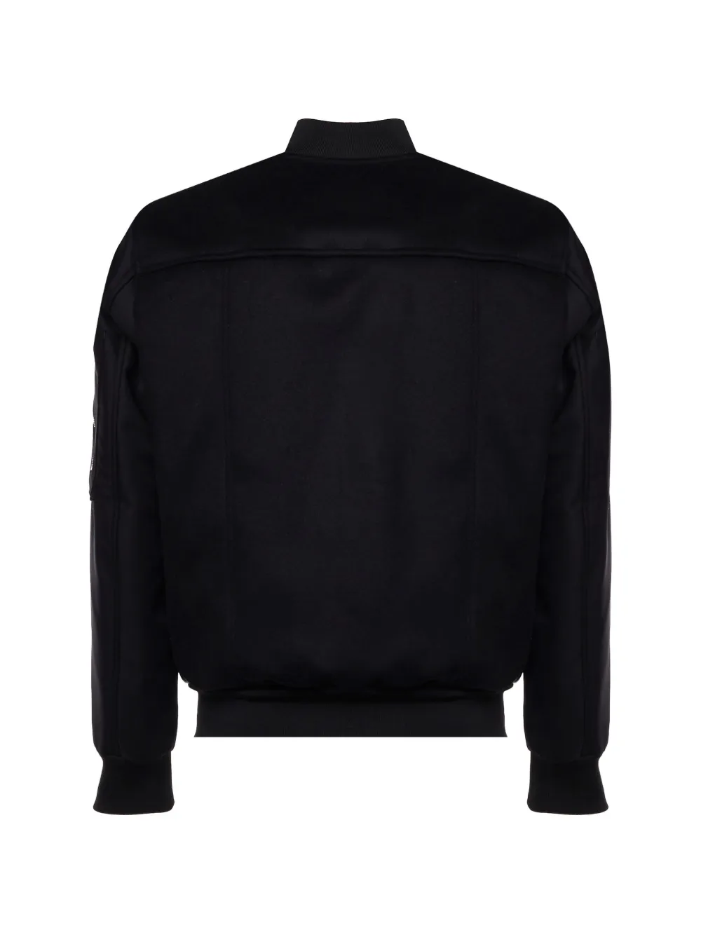 Giuliano Galiano Morris leather-panelled bomber jacket - Noir Giuliano Galiano Morris leather-panelled bomber jacket - Noir