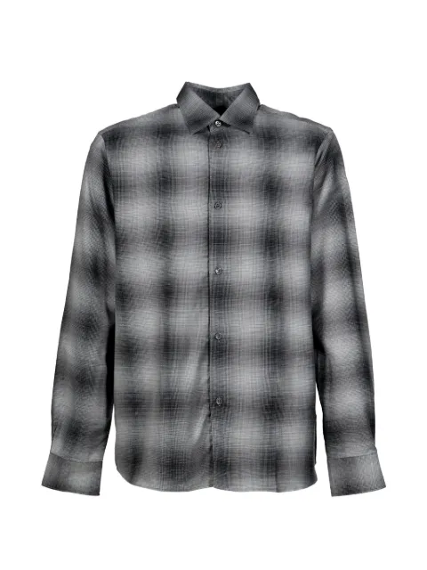 Berner Kühl check-pattern long-sleeved shirt