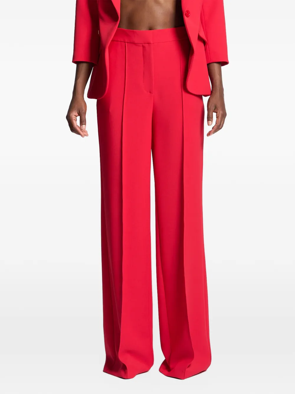 Elisabetta Franchi suit in lightweight crêpe fabric - Rosso