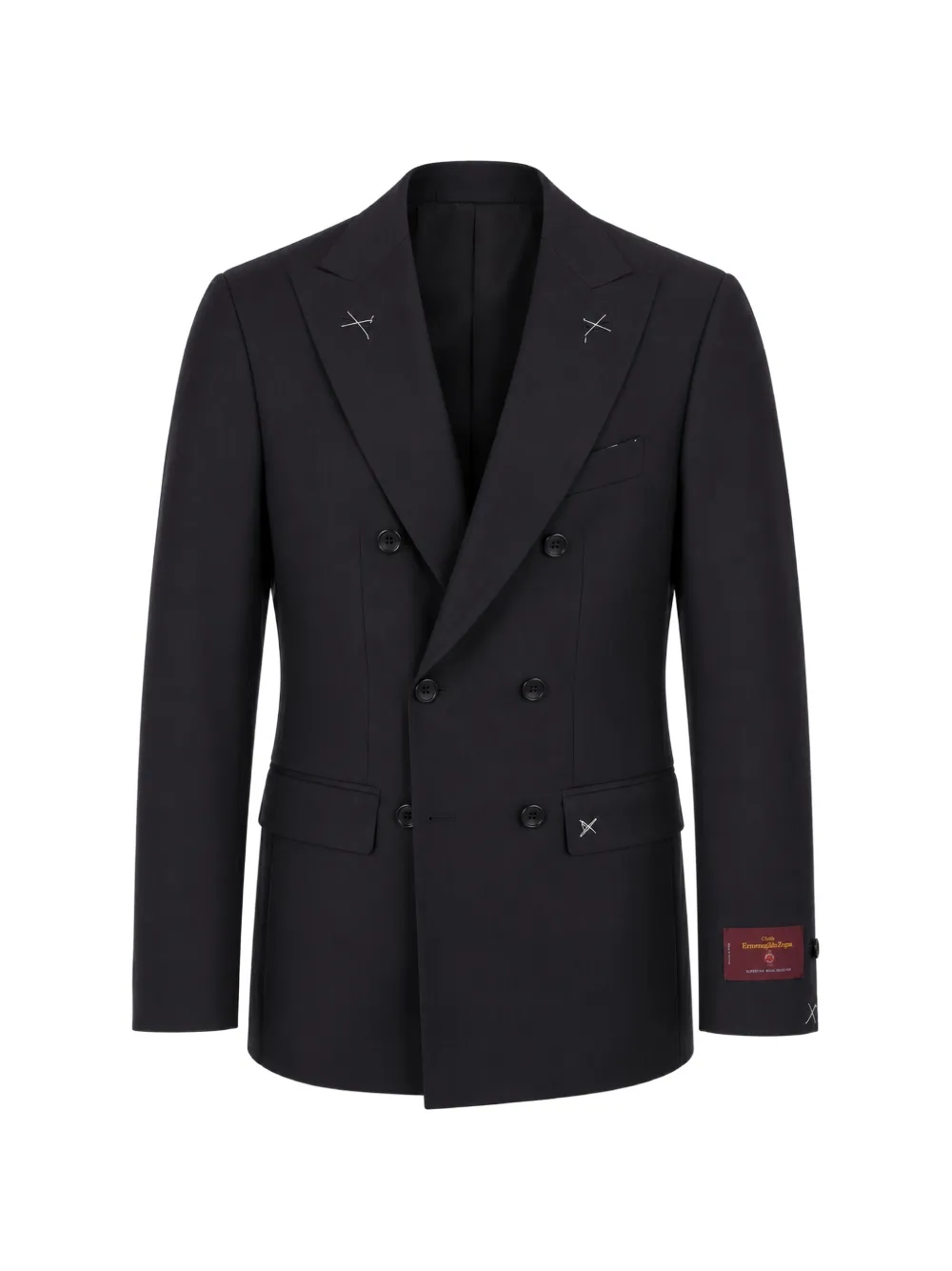 FRANZESE COLLECTION Kim Kardashian herringbone-pattern wool suit (set of two) - Nero