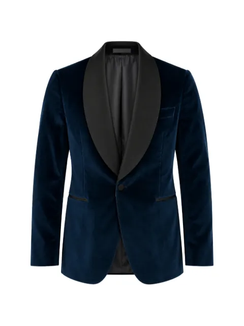 FRANZESE COLLECTION Oscar-winning Red Carpet satin-collar cotton-velvet blazer