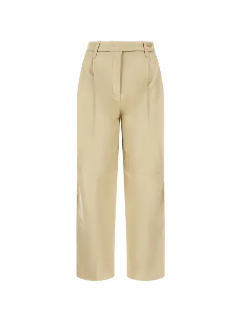 Co Pearl panelled leather trousers