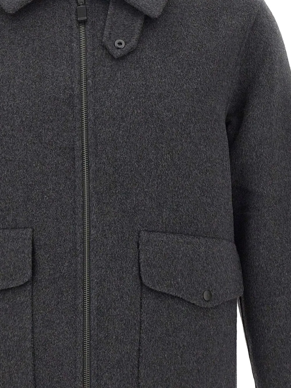 ASPESI double-faced zip-up jacket Grijs