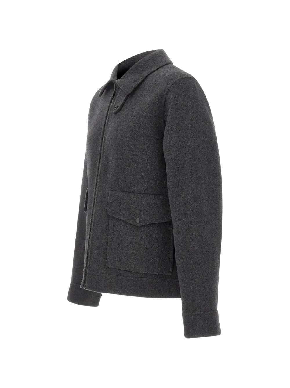 ASPESI double-faced zip-up jacket Grijs
