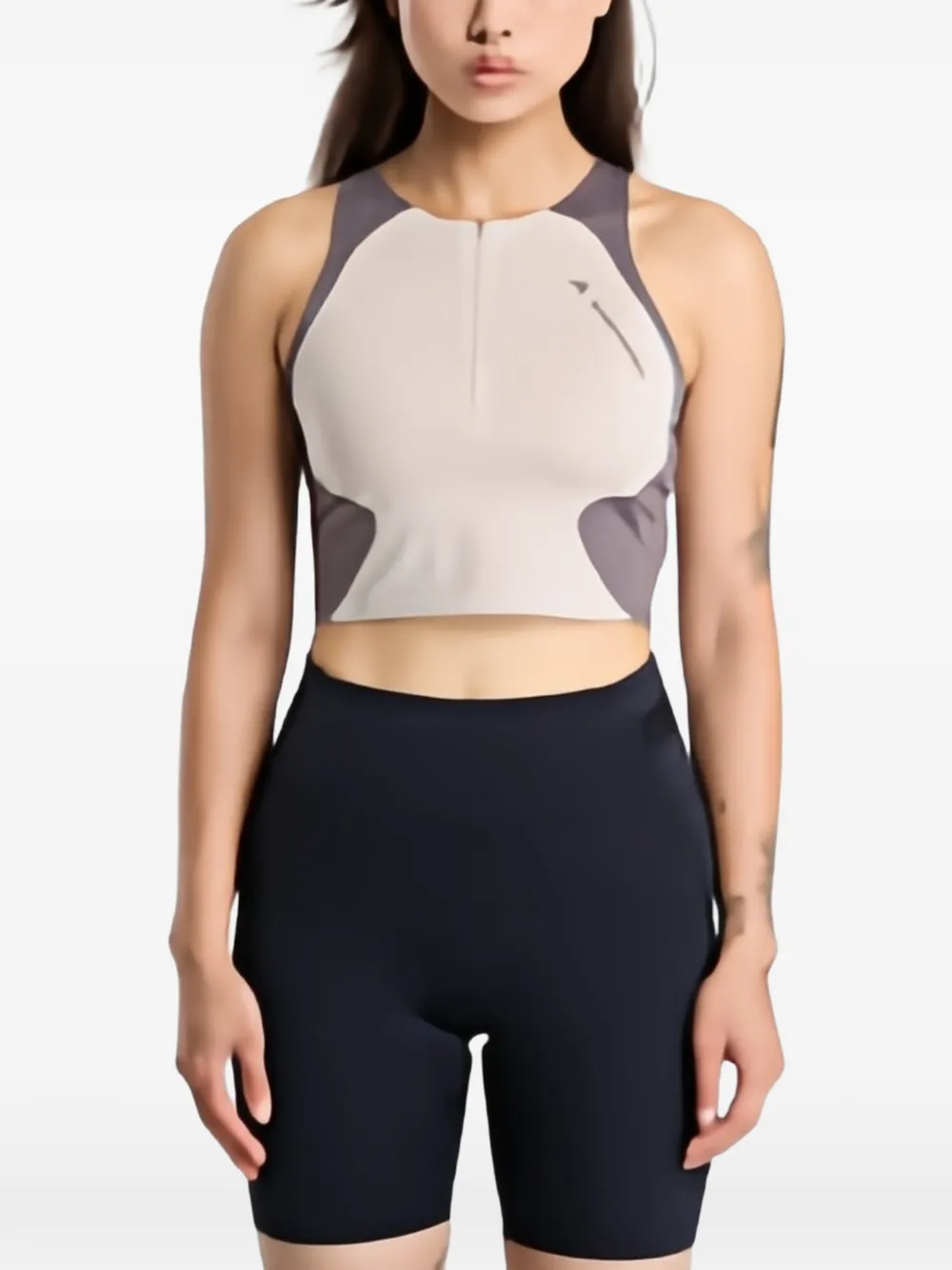 Adidas x Hermanos Koumori crop top Beige