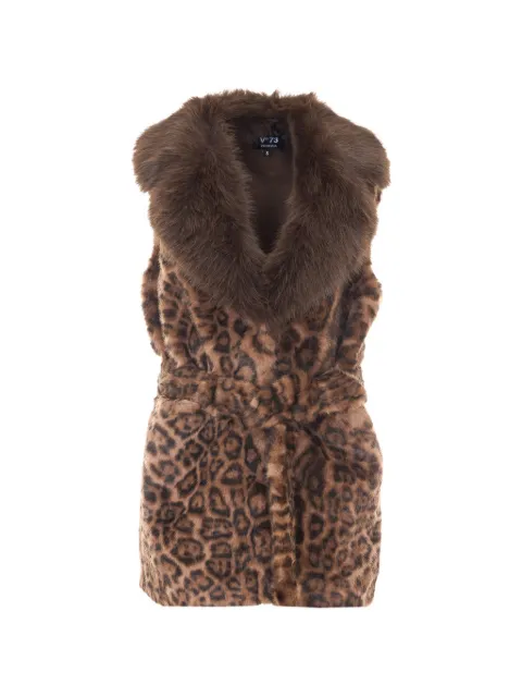 V°73 Princess leopard-print gilet
