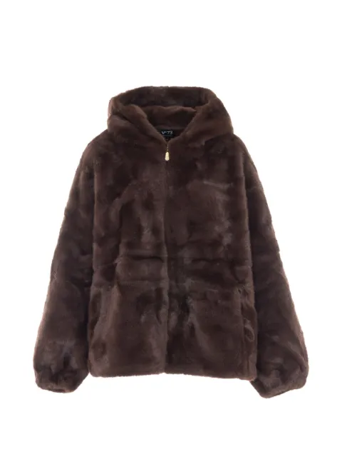 V°73 drop-shoulder hooded jacket
