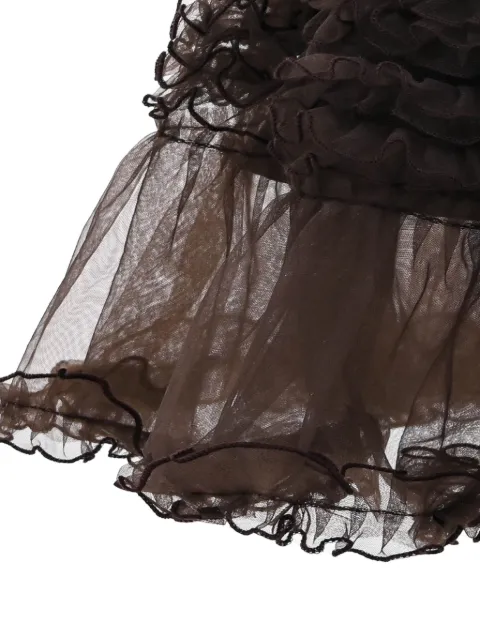 Sweet Cactus layered ruffled skirt