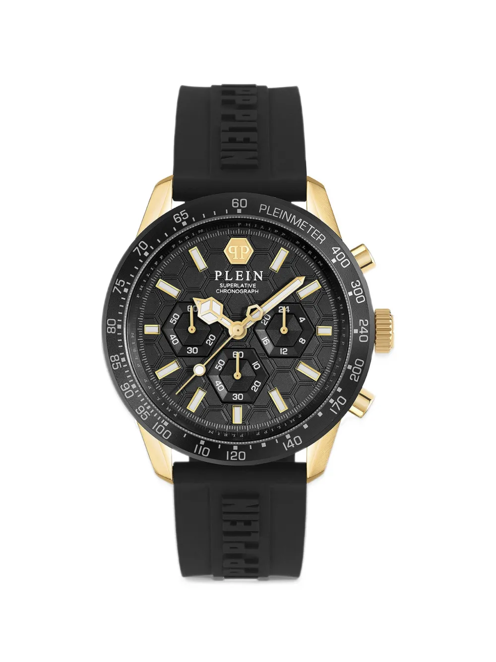 Philipp Plein Pleinmeter 44mm watch - Nero