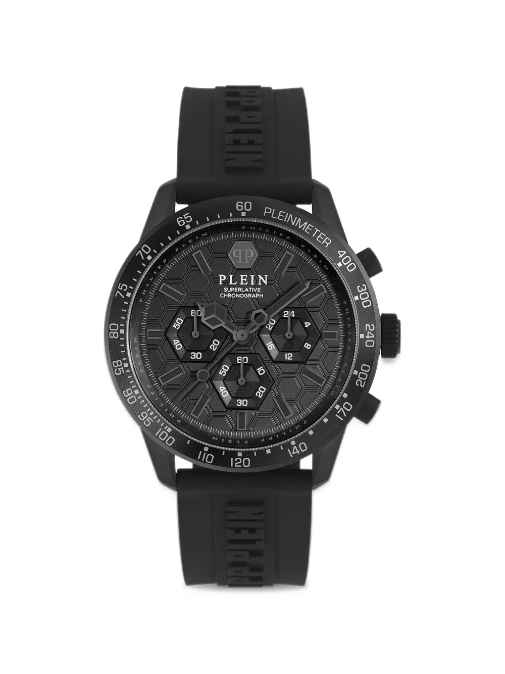 Philipp Plein Pleinmeter 44mm watch - Nero