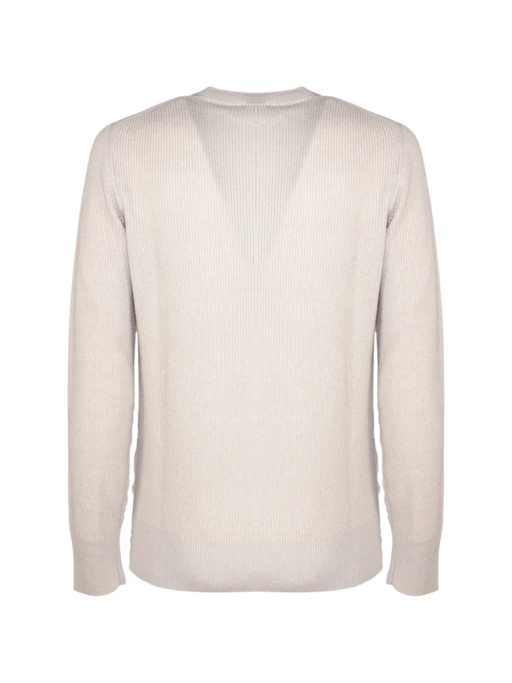 Kangra crew-neck ribbed-knit sweater Beige