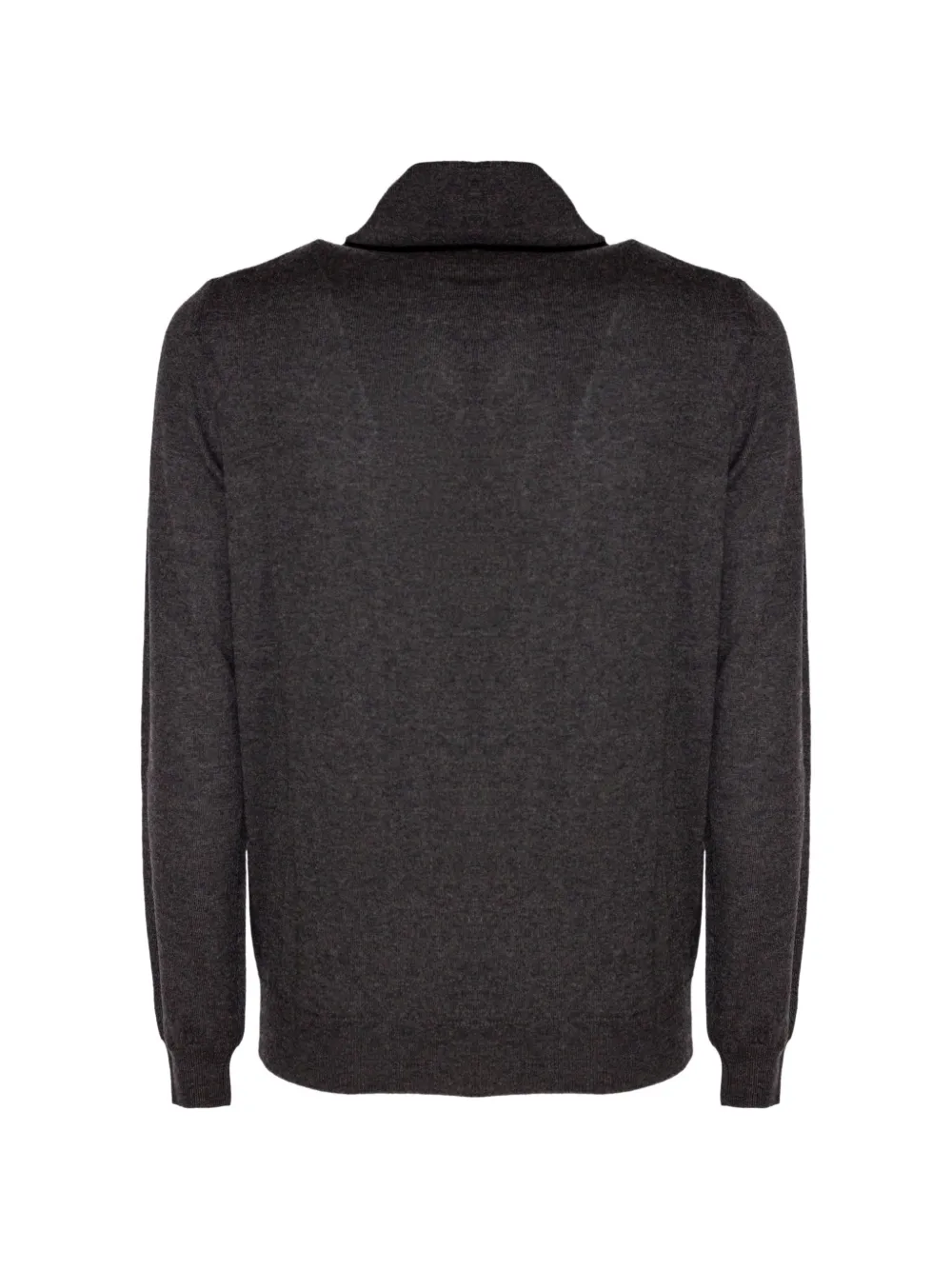 Kangra brushed-effect half-zip sweater Bruin