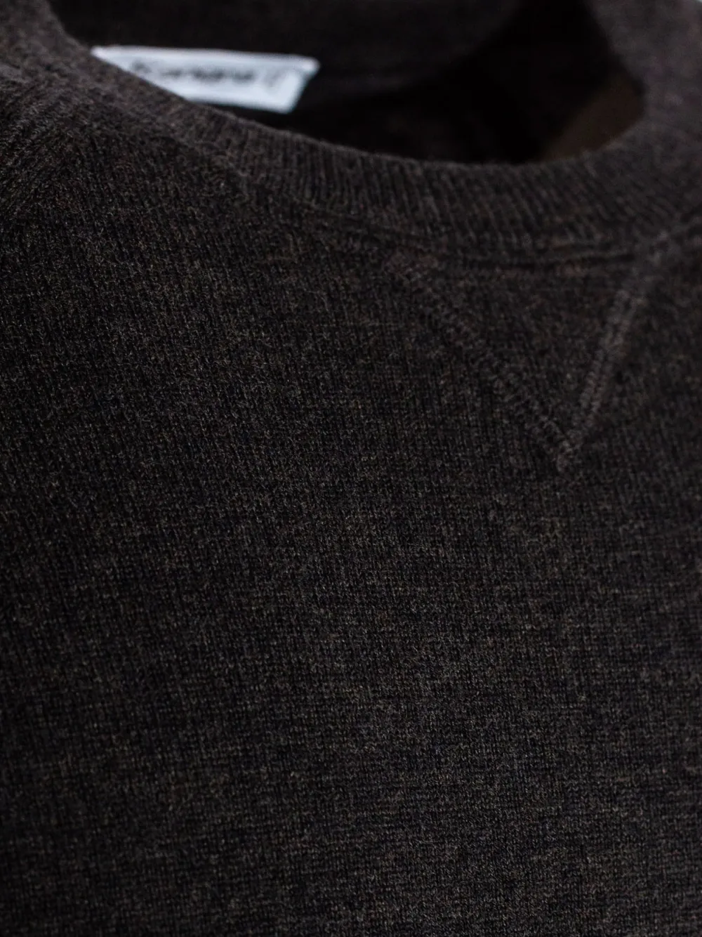 Kangra raglan-sleeve ribbed-knit sweater Bruin