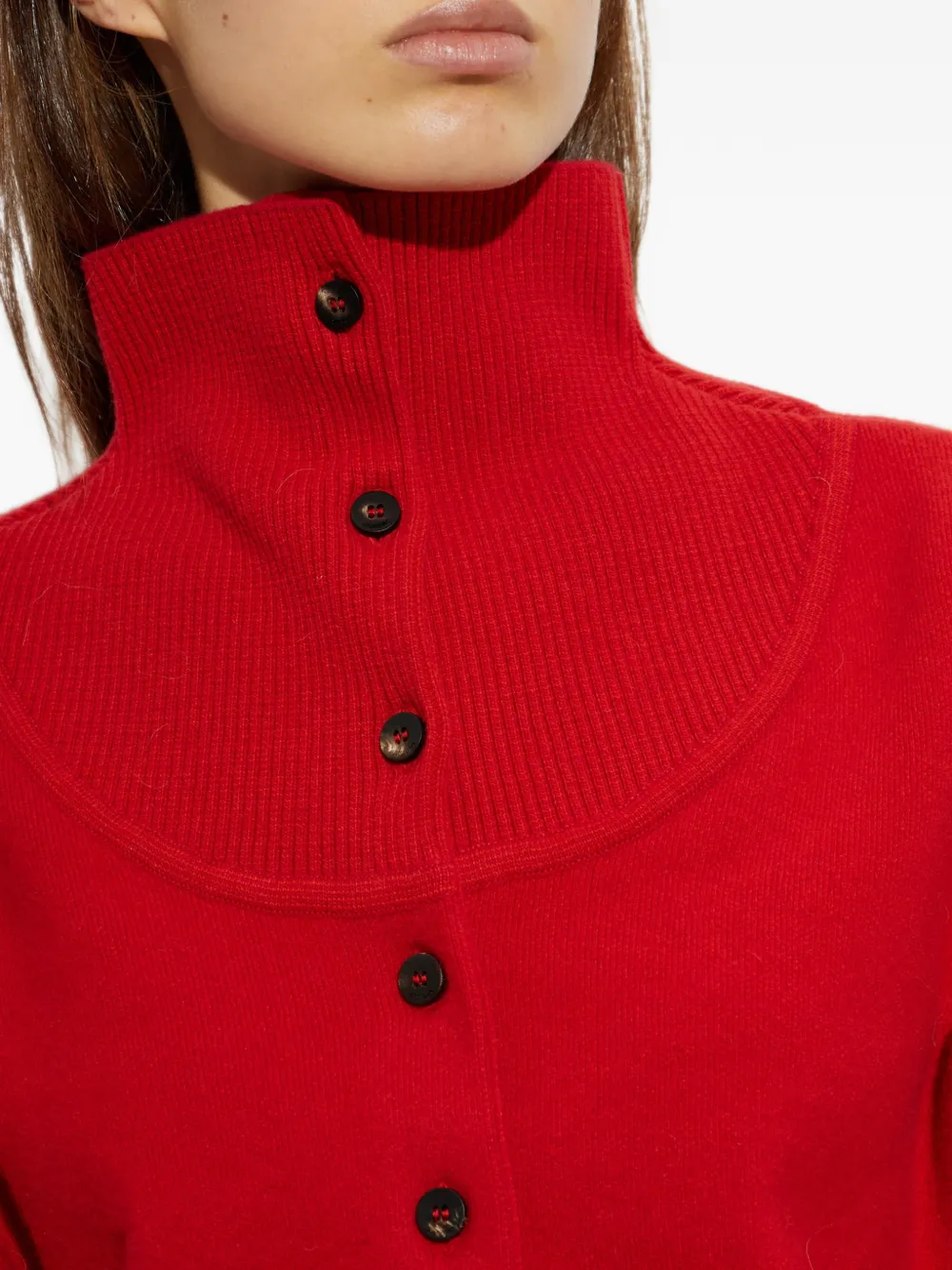 Jacquemus The Pelota cardigan Rood
