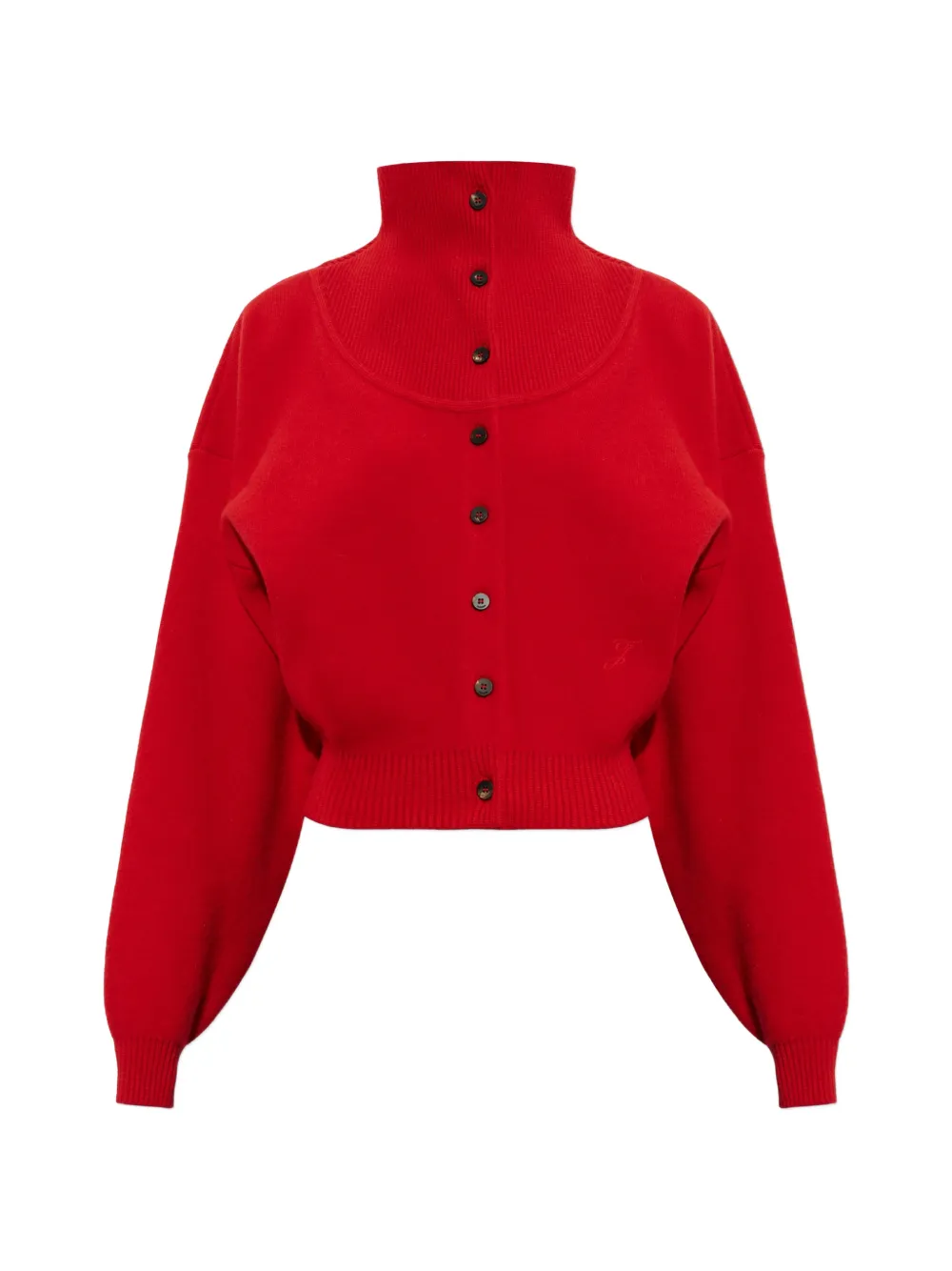 Jacquemus The Pelota cardigan Rood