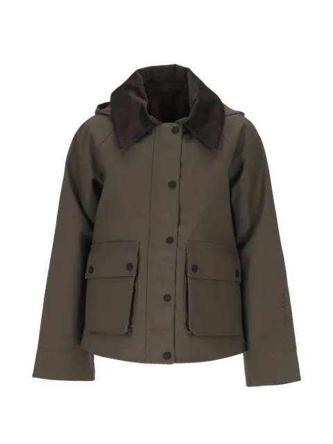ICEPORT corduroy-collar hooded military jacket