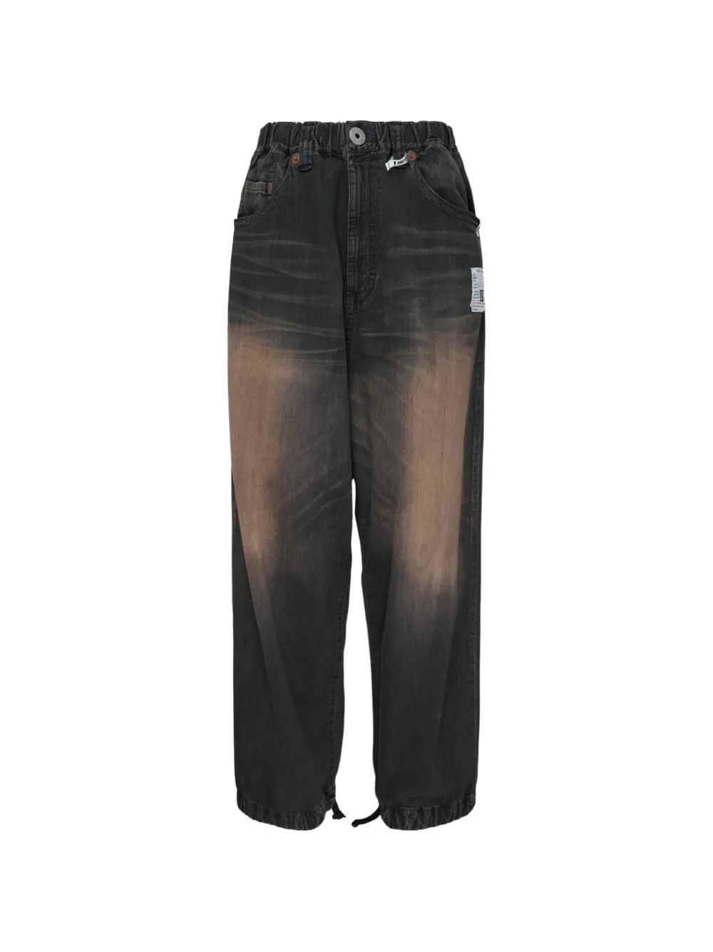 Maison MIHARA YASUHIRO faded-effect jeans - Nero