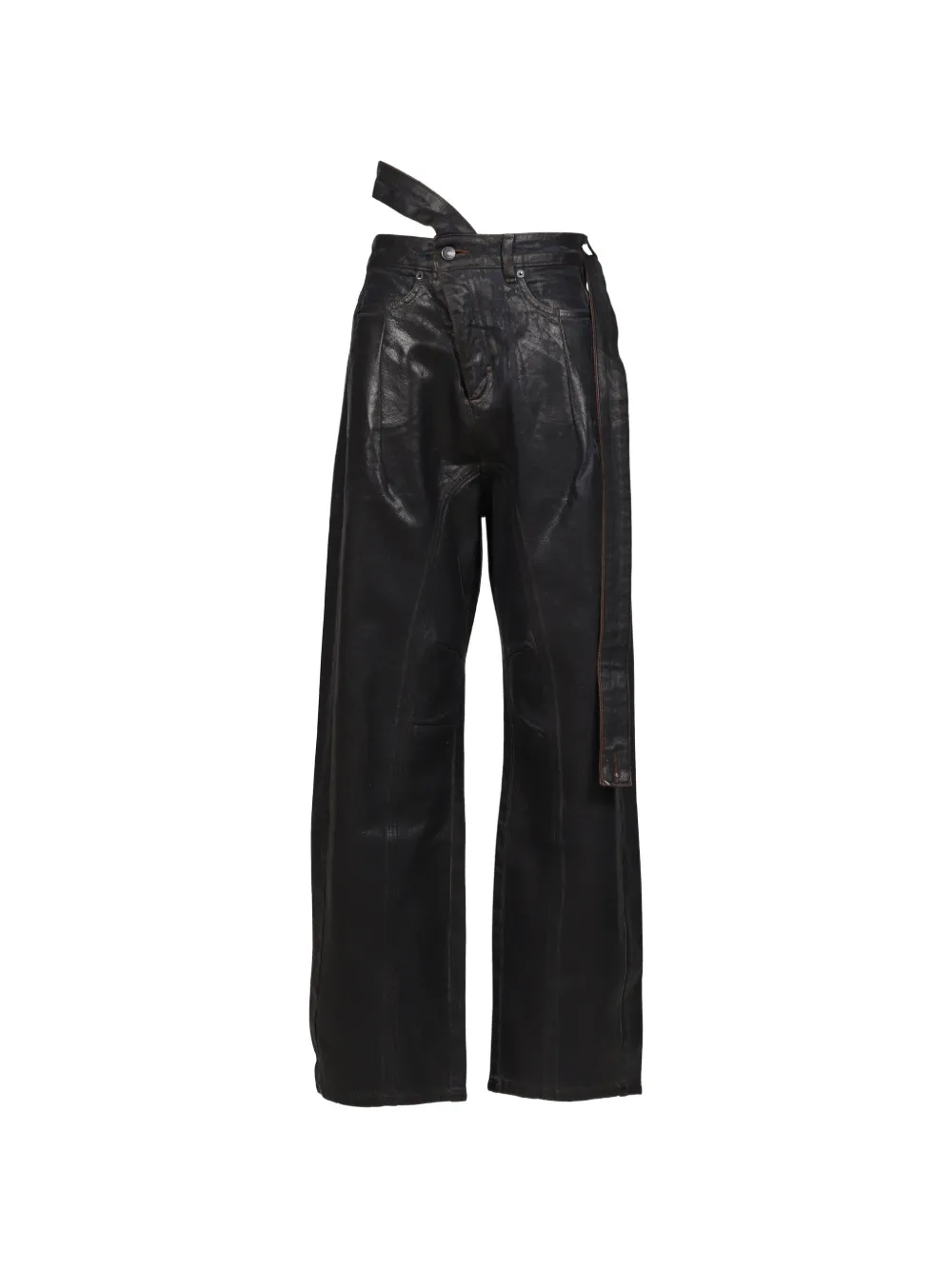 Ottolinger glazed baggy jeans - Nero